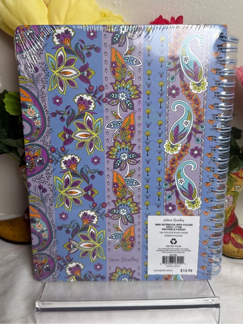 NWT Vera Bradley Provence Paisley Mini Notebook